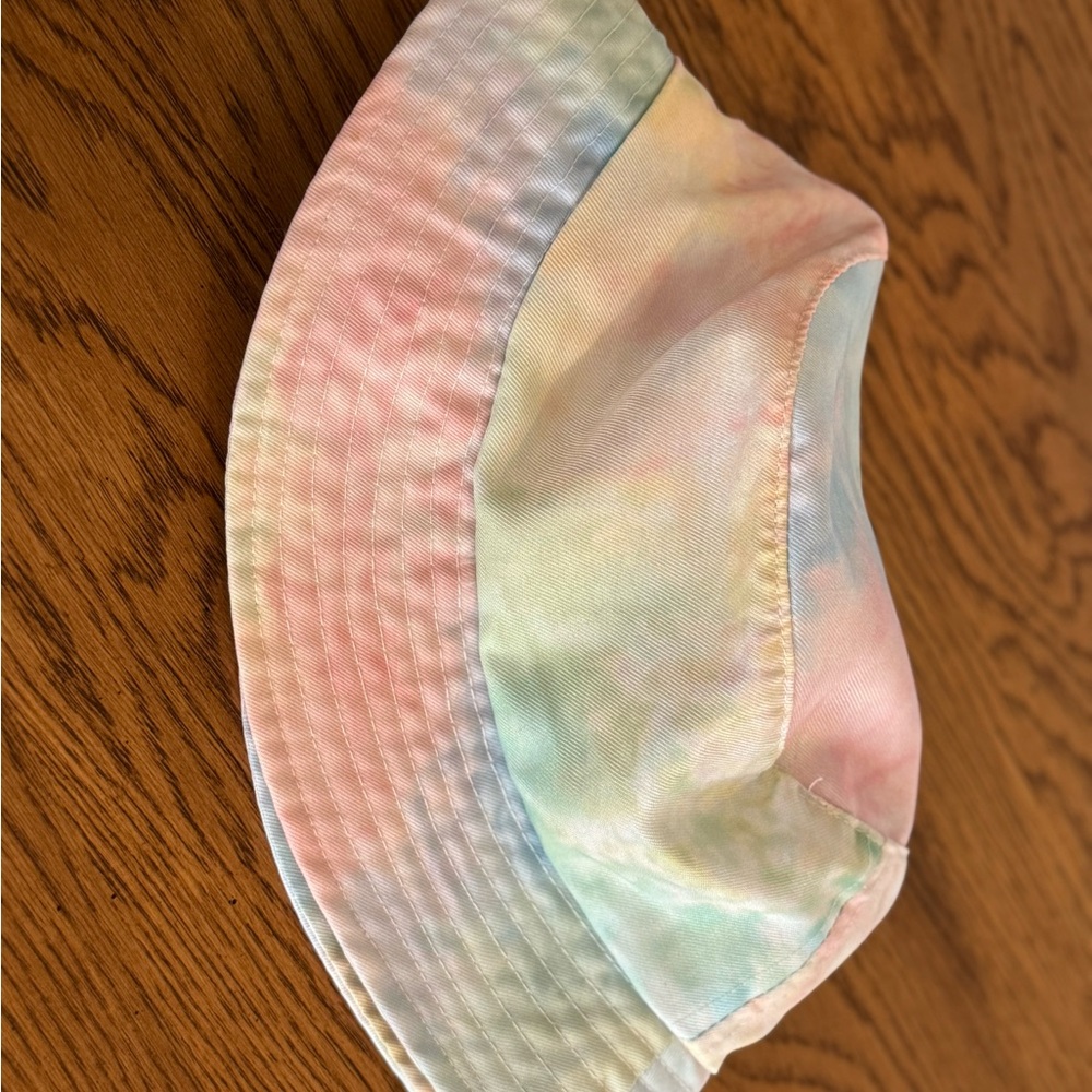 Pastel Tie-Dye Bucket Hat, Girl’s OS Accessory - Picture 5 of 9